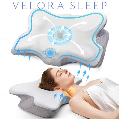 VeloraSleep PRO Ergonomic Pillow