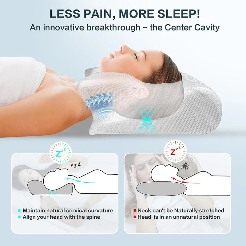 VeloraSleep PRO Ergonomic Pillow